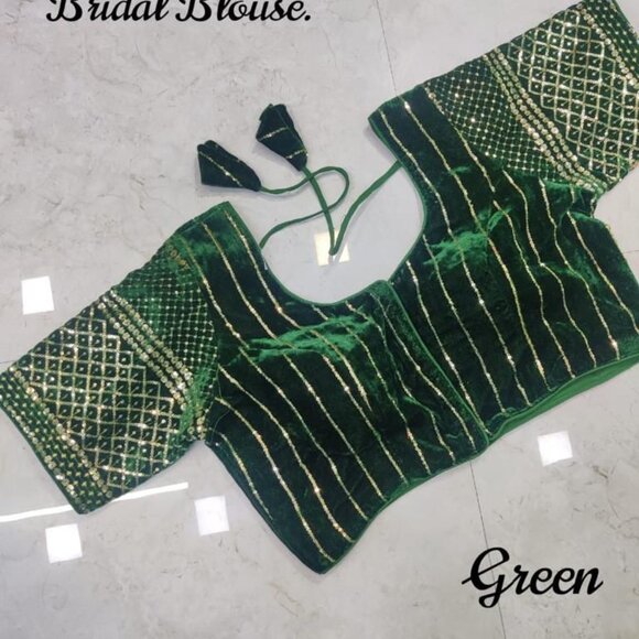 VELVET BLOUSE - Picture 5 of 16